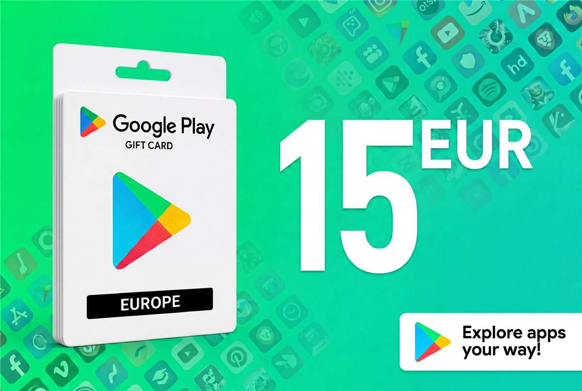 🎁 Подарочная карта Google Play — Официальный код ⚡

💳 Официальная подарочная карта Google Play на 15 Евро. Доставка кода в личные сообщения 📩. Подходит для покупок в... Google Play